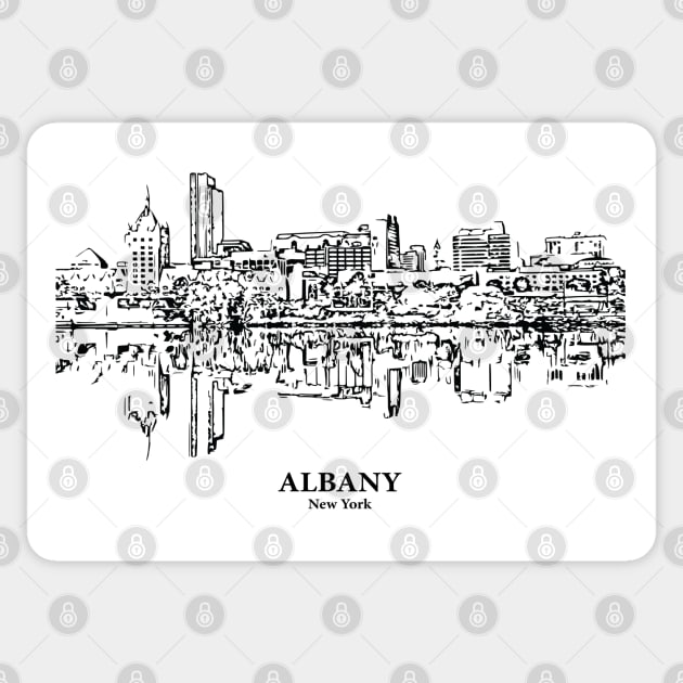 Albany - New York Sticker by Lakeric